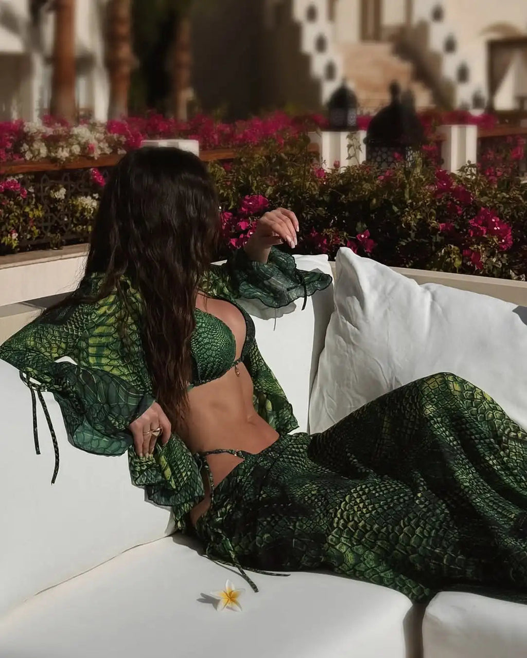 Croc four piece swimsuit